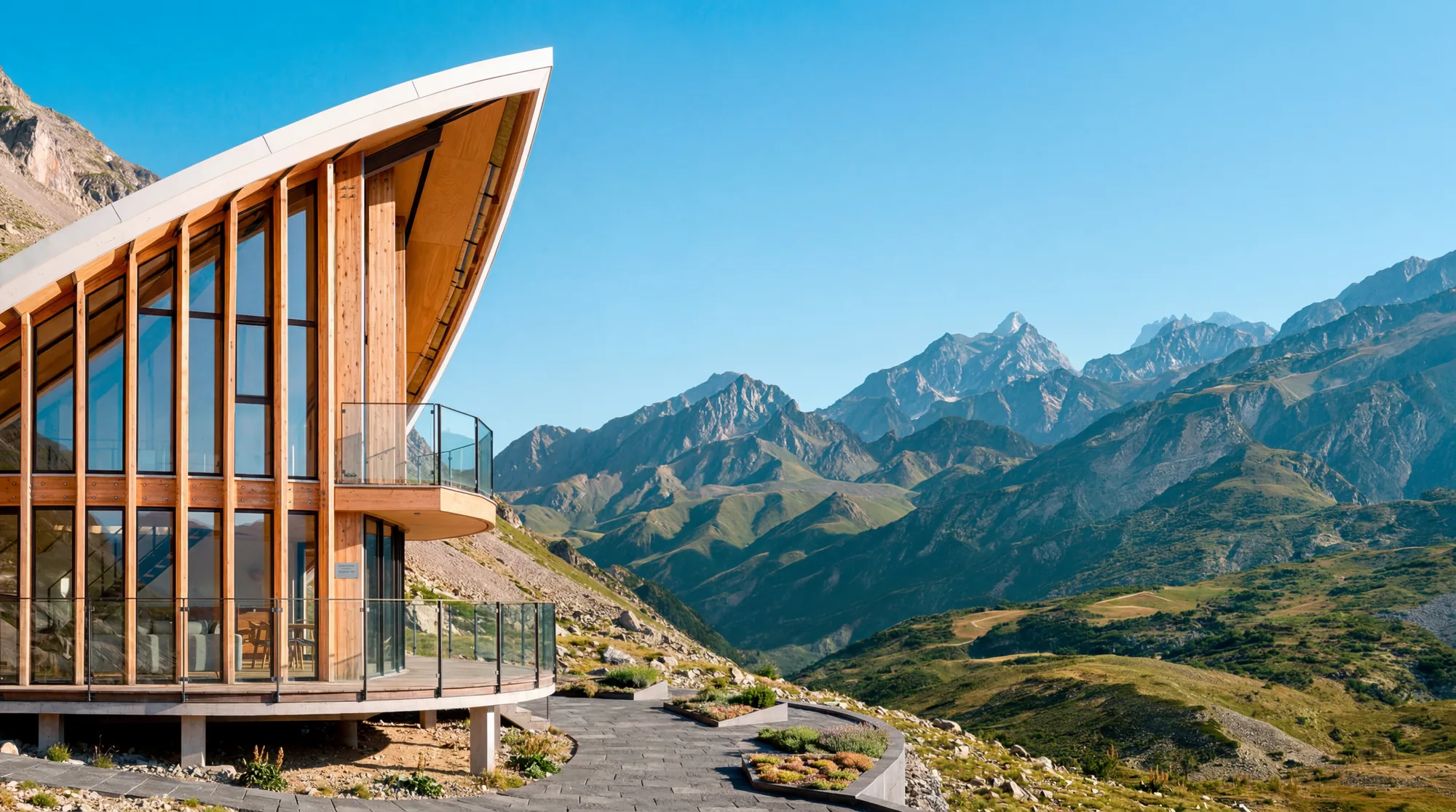 Skylight Cabin 2-Bedroom double-height interior